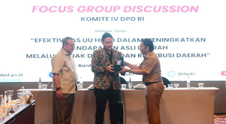 Komite Iv Dpd Ri Gelar Fgd Efektivitas Uu Hkpd Dalam Meningkatkan Pad